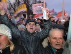 Massive protests in Russia after the election 1