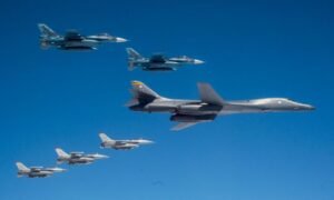 The bomber model helps the US demonstrate its power in Asia 2