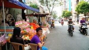 The 'lucky' cake is only sold on Chinese New Year in Saigon 0